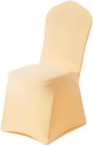 Vista 12 de Funda para silla de color sólido, funda elástica de elastano, para banquete de boda, fiesta, banquete, hotel, comedor, color blanco