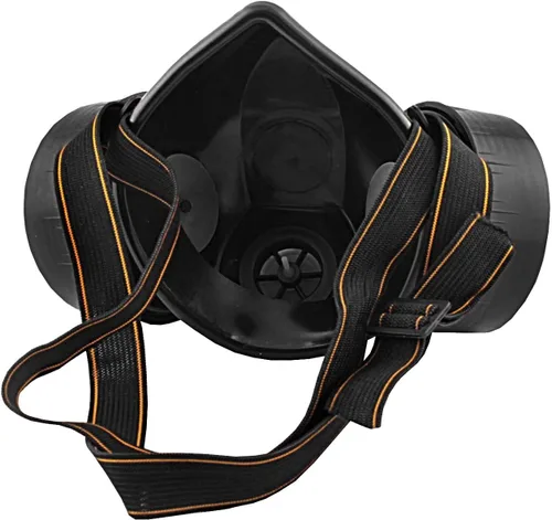 Vista 4 de crazy hunter Steampunk Negro Cyber Goth Rave Steam Punk Cos jugar máscaras industriales