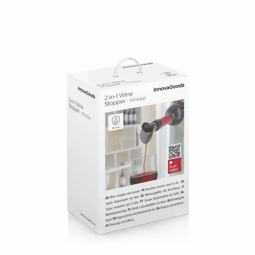 Vista 11 de Tapón Dispensador Aireador de Vino 2 en 1 Wintopp InnovaGoods