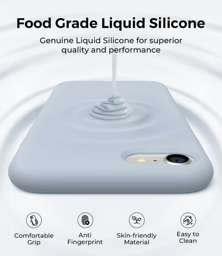 Vista 4 de AOTESIER Funda para iPhone SE 2022 (3ª generación)/iPhone SE 2020 (2ª generación)/iPhone 7/iPhone 8, carcasa de cuerpo completo de silicona de grado