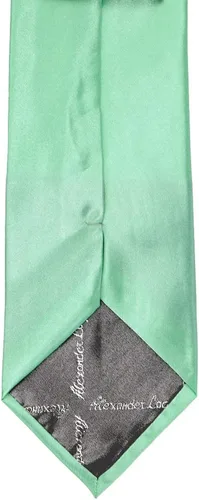 Vista 485 de tiemart Corbata de color sólido para hombre Longitud estándar