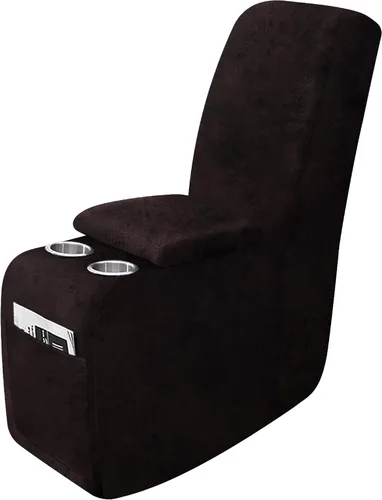 Vista 91 de ANARACHON Fundas para sillas reclinables con aspecto de cuero, funda elástica de 4 piezas, funda suave para silla reclinable, protector de muebles