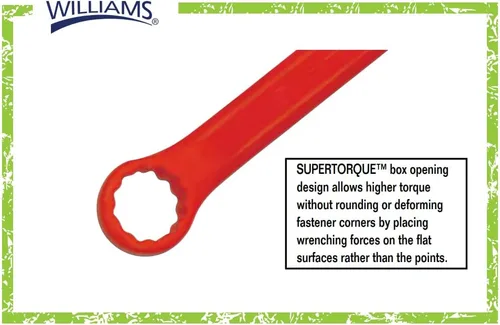 Vista 2 de Williams 1232RSC - Llave combinada súper combinada roja, 1 pulgada