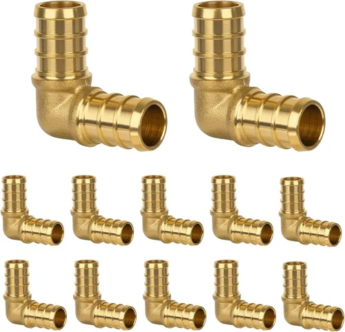 Vista 9 de Acoplamiento Pex de 1/2", Accesorios Pex, Accesorios de Engaste de Latón de Alta Resistencia para Tubos PEX con Construcción Resistente a Fugas
