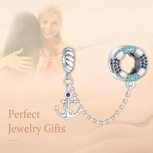 Vista 3 de Annmors Jewelry Love Heart Charms for Woman-925 Sterling Silver Dangle Pendant Bead with Cubic Zirconia,Girl Jewelry Beads DIY Gifts for Women