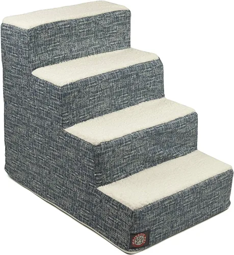 Vista 37 de Majestic Pet - Escaleras portátiles para mascotas suave escalón de espuma de sherpa escalones para perros y gatos rampa para cachorros