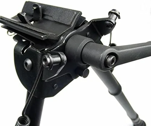 Vista 3 de Bípode de largo alcance de 13 a 27 pulgadas con pivote Podlock resistente, alto a prueba de golpes, estilo giratorio Bi-pod