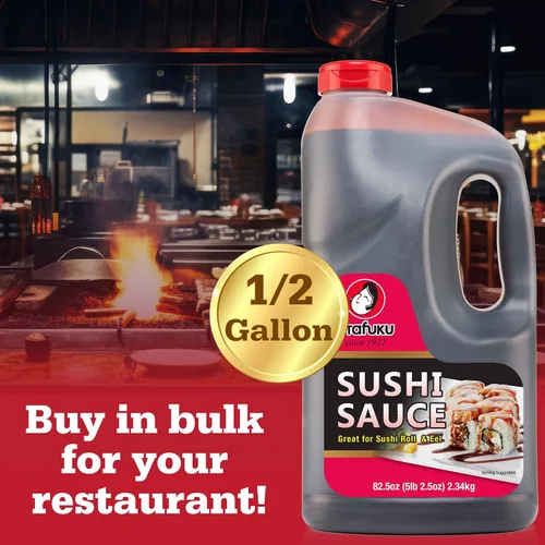 Vista 8 de Otafuku Salsa de anguila Sushi Unagi, 82.5 oz 1/2 galón