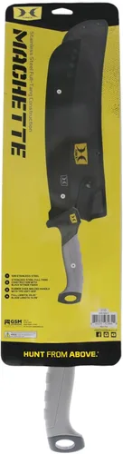 Vista 6 de Hawk Machete Cuchillo de caza con funda protectora Cuchillo de hoja fija de acero inoxidable duradero resistente a la corrosión con espiga