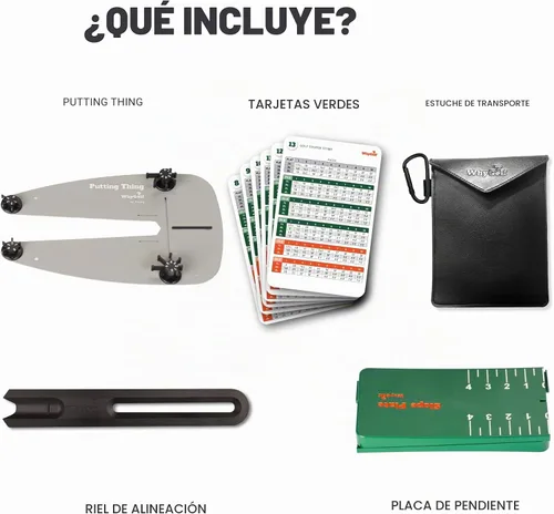 Vista 2 de WHYGOLF Sistema de Putting y Accesorio de Putting – Ayuda de Entrenamiento de Golf para Golpe, Precisión y Lectura del Green – Puertas de Putting