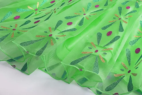 Vista 5 de ReliBeauty - Disfraz de princesa para niña, color verde manzana