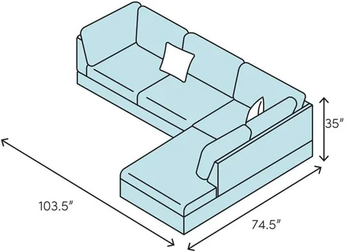 Vista 2 de Juego de sofá modular F091-F094