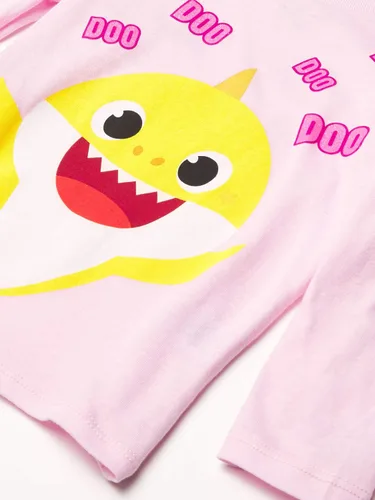 Vista 2 de Nickelodeon - Juego de camiseta de 2 piezas para bebés y niñas (2 a 2.0in), diseño de tiburón