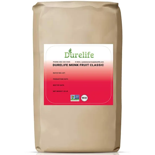 Vista 15 de DureLife Edulcorante de Fruta del Monje, Clásico - Sustituto del Azúcar Blanco, Compatible con Dieta Keto, Reemplazo de Azúcar 1:1, Cero Calorías