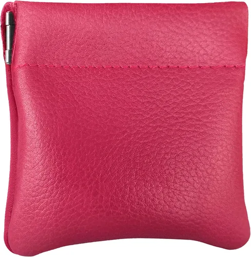 Vista 28 de Monedero clásico a presión, de cuero, para hombre de Nabobb, negro
