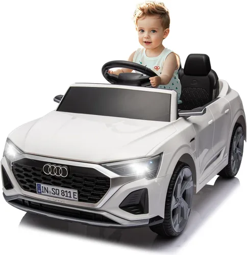 Vista 8 de Autos eléctricos para niños Audi SQ8 con licencia de ACNICO 12V Edad 3+ Negro