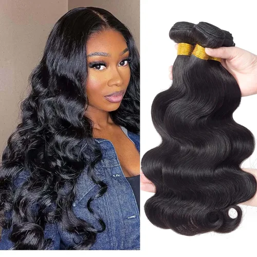 Vista 8 de Extensiones de cabello humano ondulado rubio 613 de 12 pulgadas, 100% sin procesar, grado 14A, cabello humano virgen brasileño sin procesar, 1