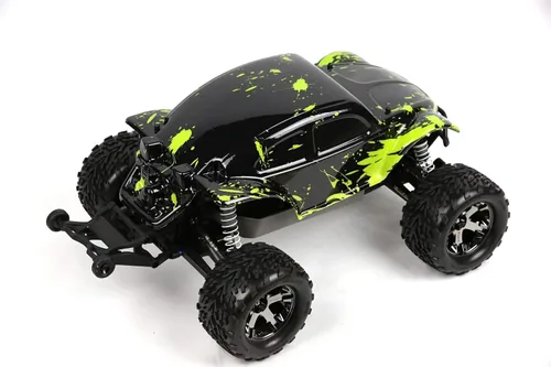 Vista 4 de SummitLink Cuerpo personalizado verde fangoso sobre negro compatible con escala 1/10 RC coche o camión (camión no incluido) STB-BG-01