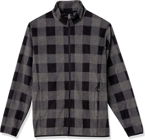 Vista 5 de Tienda Essentials - Chaqueta de vellón con cremallera completa para hombre (disponible en tallas para personas grandes y altas)
