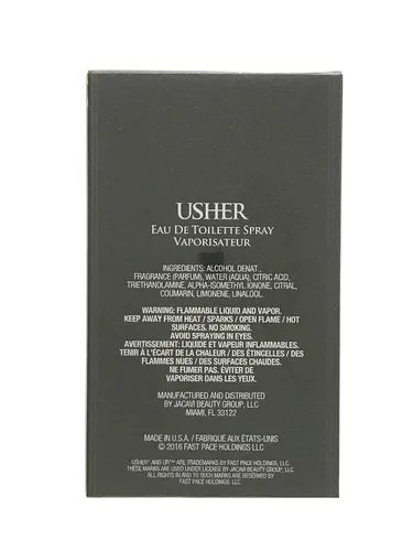Vista 3 de Usher Eau de Toilette Spray para hombre, 3.4 onzas