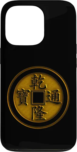Vista 10 de iPhone 12/12 Pro I Ching Coin Chinese Lucky Charm Fortune Success Money Magic Case