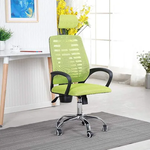 Vista 13 de Ergonomic Computer Chair Gaming Chair with Headrest and Lumbar Support, High Back Mesh Desk Chair Swivel Executive Chair for Home Office Study Pink