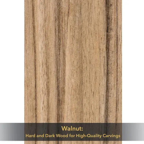 Vista 4 de BeaverCraft Madera de nogal para tallar BW10 piezas bloques de madera para tallar y manualidades - Bloques de tallado de madera para proyectos