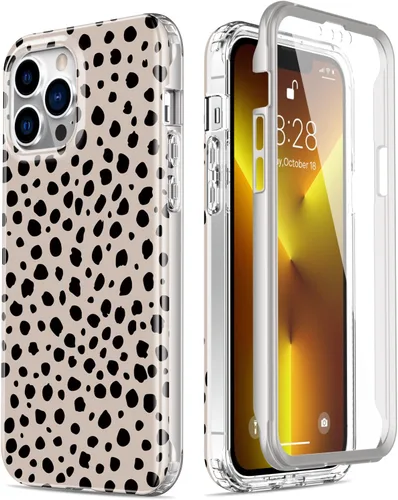 Vista 37 de Esdot Funda protectora para iPhone 13 Mini con protector de pantalla integrado, protección de grado militar con diseños de moda para mujeres
