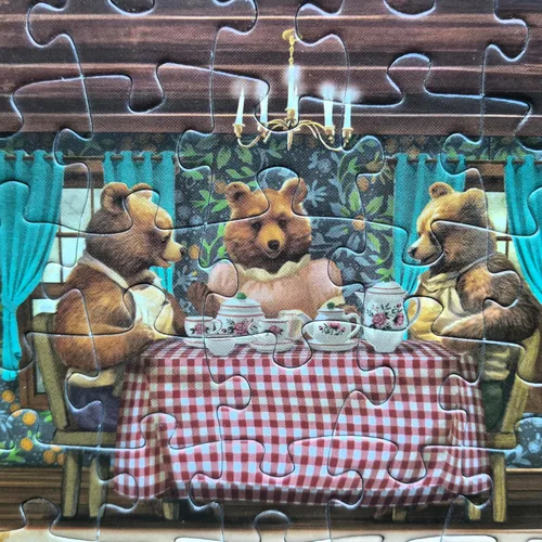 Vista 4 de Artist Chris Bigelow - Bear Cabin - Rompecabezas de 500 piezas para adultos