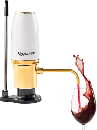 Vista 11 de Aireador de vino eléctrico, decantador de vino eléctrico y decantador de vino de un solo toque para rojo y blanco, aireador y dispensador de vino