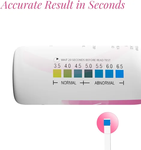 Vista 4 de Tiras reactivas de pH para la salud vaginal Natureland, prueba de pH femenina, paquete de valor Monitorea la salud íntima vaginal y previene