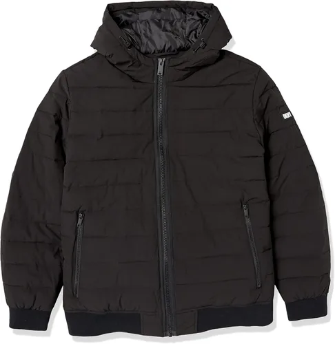 Vista 6 de DKNY Chaqueta bomber acolchada con capucha y rendimiento para hombre