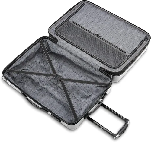 Vista 4 de Equipaje extensible Samsonite Omni 2 Hardside con ruedas giratorias Plata ártica 138454-7722