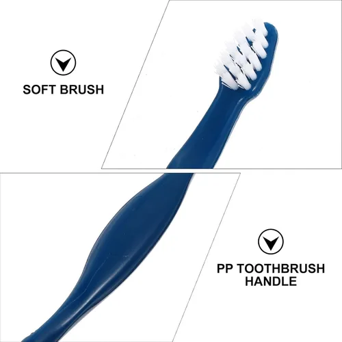 Vista 8 de 3pcs PET Toothbrushes Double Head Design Long Handle for Dog Oral Care