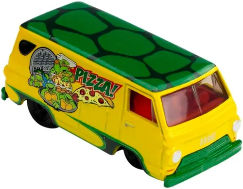 Vista 3 de Hot Wheels Pop Culture Dodge A100 - Vehículo a escala 1:64 de 66 pies para niños de 3 años en adelante y coleccionistas de autos de juguete nuevos
