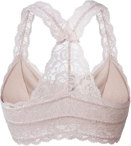 Vista 2 de Sostén Yianna de encaje con diseño floral, acolchado y traspirable
