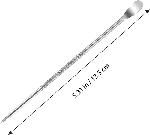 Vista 2 de Pluma artística de café con leche de acero inoxidable – Bolígrafo de especias, accesorio para máquina de café espresso capuchino, herramienta