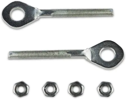Vista 2 de Ajustador de eje de cadena de 0.4 pulgadas, compatible con tensor de cadena TAOTAO 50cc 70cc 90cc 110cc 125cc ATV Quad Dirt Bike
