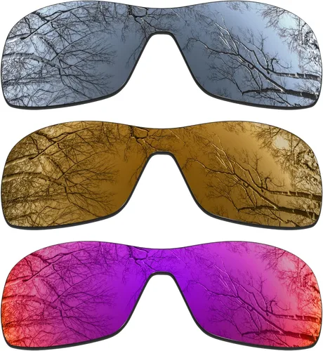 Vista 27 de ToughAsNails 3 pares de lentes polarizadas de repuesto para Oakley Antix Pack