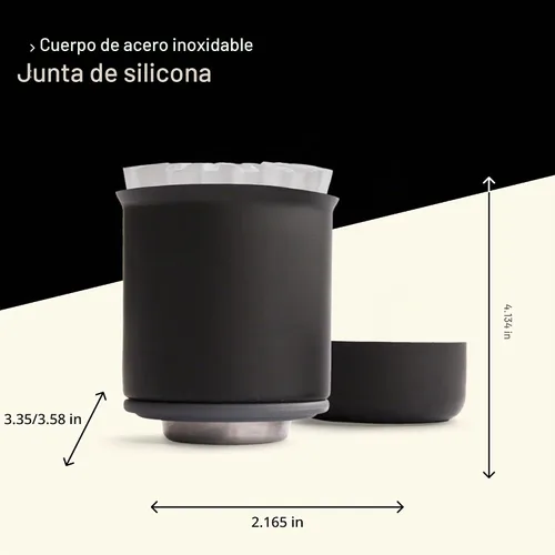 Vista 4 de Fellow Stagg - Gotero de café vertido de 20 onzas [XF], para preparar una taza de café de 20 onzas, acero inoxidable de doble pared con aislamiento