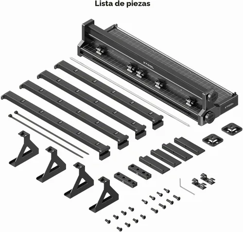 Vista 8 de xTool Alimentador automático para cortador láser xTool P2 55W Co2, socio para grabado y corte automático con precisión en áreas más grandes de hasta