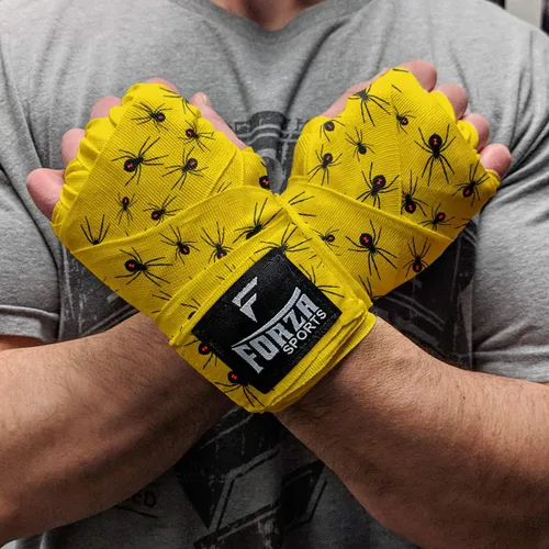 Vista 28 de Forza Sports Vendas de boxeo y MMA estilo mexicano de 180" Concientización sobre el autismo Azul