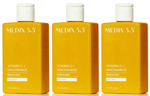 Vista 10 de MEDIX - Juego de 3 piezas para el cuidado de la piel antienvejecimiento Limpiador facial y corporal espumoso exfoliante con ácido glicólico AHA +