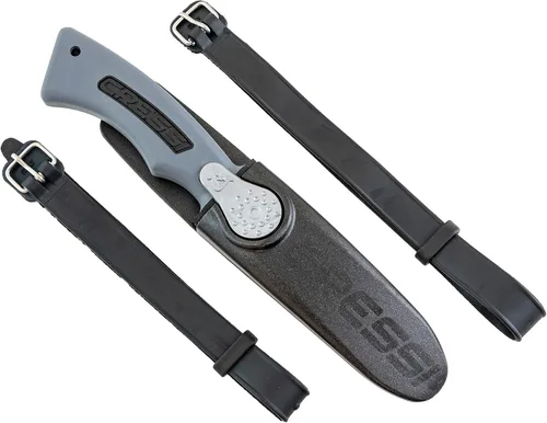 Vista 5 de Cressi Cuchillo compacto de acero inoxidable moderno para uso durante el buceo - Norge: diseñado en Italia