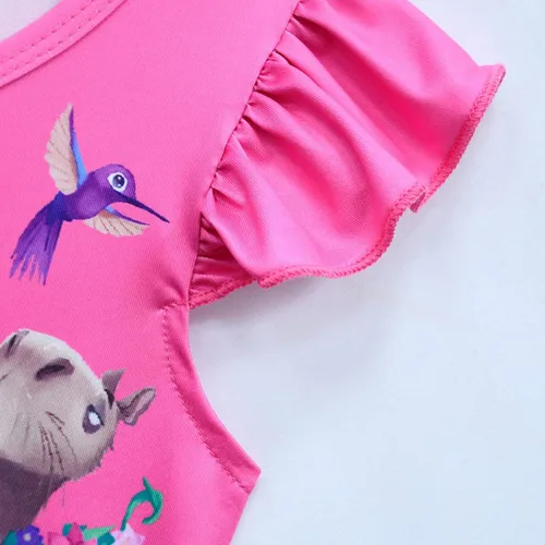 Vista 3 de AOVCLKID Disfraz de princesa para niñas disfraz de Halloween vestidos de paty elegantes