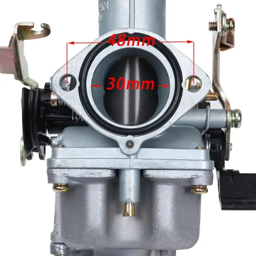 Vista 3 de Carburador PZ30 de 1.181 in para motocicleta VM26 de 1.181 in Carb con doble cable acelerador bomba aceleradora Racing 200cc 250cc para Keihin ABM