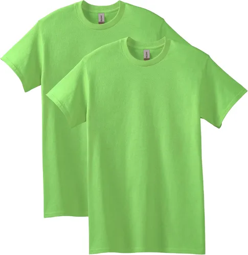 Vista 30 de Gildan Camiseta de algodón pesado para adultos, estilo G5000, paquete múltiple Gris ceniza (paquete de 2)