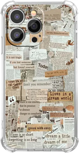 Vista 11 de Funda de Collage Estético para iPhone 7/8/SE2/SE3, Patrón de Citas Positivas, Funda TPU Única y Moderna Compatible con iPhone 7/8/SE2/SE3