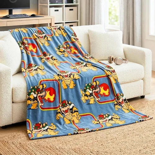 Vista 22 de Franco Ropa de cama de felpa suave para niños, manta de micro raschel, 46 x 60 pulgadas, Avatar The Last Airbender