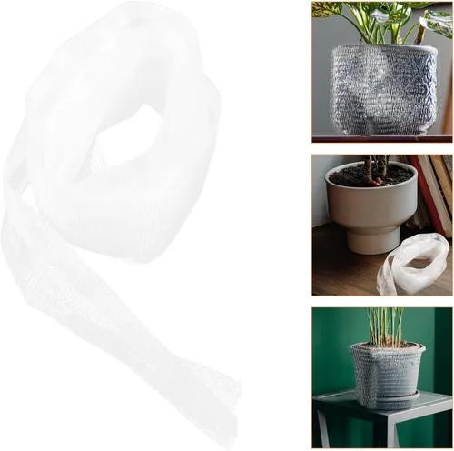 Vista 9 de EXCEART Cubierta de red de bonsái de uso diario, protector elástico para plantas, malla ligera y transparente para evitar pérdidas múltiples